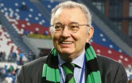 In tutte le gare LND un minuto di raccoglimento in memoria di Giorgio Squinzi , patron del Sassuolo