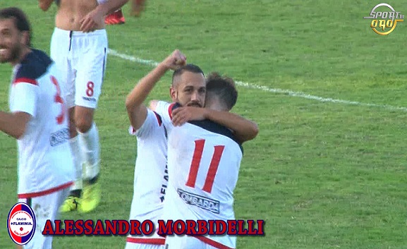 Il sinistro a giro di Alessandro Morbidelli per il 4- 1 del Flaminia contro il Pomezia, la videoclip