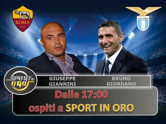 Sport in Oro, trasmissione super con Bruno Giordano, Giuseppe Giannini e Melchiorre Zarelli