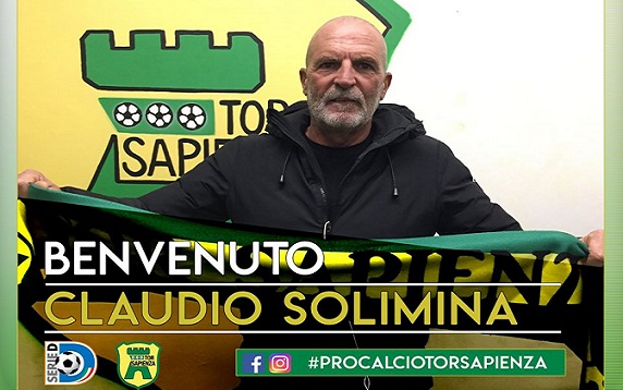 P.C. Tor Sapienza, il nuovo allenatore è Claudio Solimina