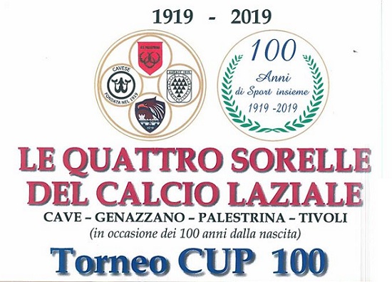 Torneo Giovanile Cup 100: Cavese, Audace, Palestrina e Tivoli in campo dal 15 dicembre