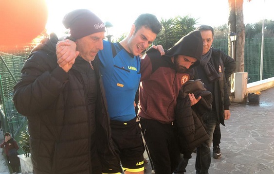 Trastevere – Cassino sospesa al 17’st per un infortunio all’arbitro