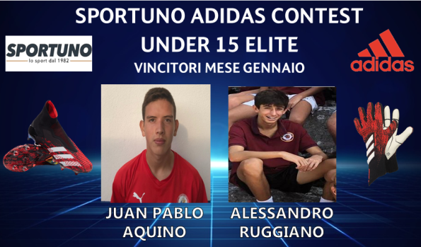 Sportuno Adidas Contest, domenica nel corso di Sport in Oro le premiazioni della categoria U15