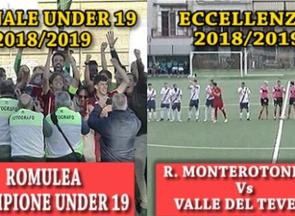 Stagione 2018/19: mercoledì sera Finale Under 19 e super partita di Eccellenza. Dalle 20,30 su Rete Oro News