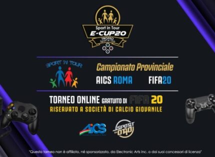 Sport in Tour E-Cup, dal 3 Aprile il torneo di Fifa 20 su PS