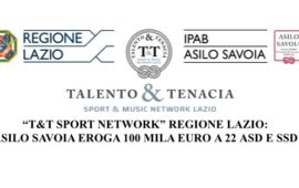 L’Asilo Savoia eroga 100 mila euro a 22 ASD e SSD