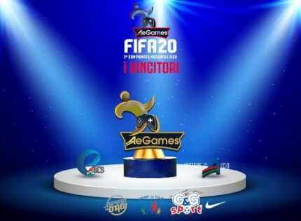 Campionato Italiano AeGames Fifa20, i vincitori delle varie categorie