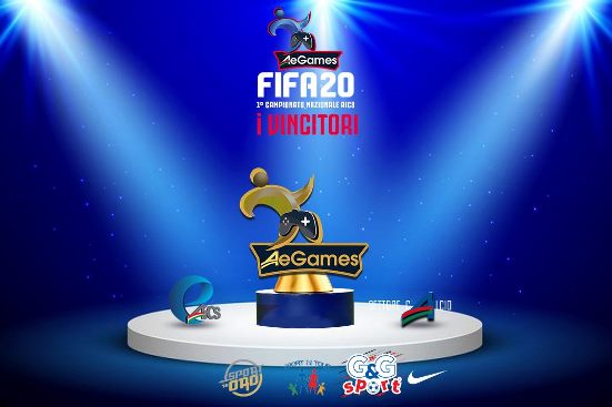 Campionato Italiano AeGames Fifa20, i vincitori delle varie categorie
