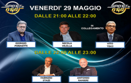 Venerdì sera dalle 21,00 altra puntata imperdibile di SPORT IN ORO