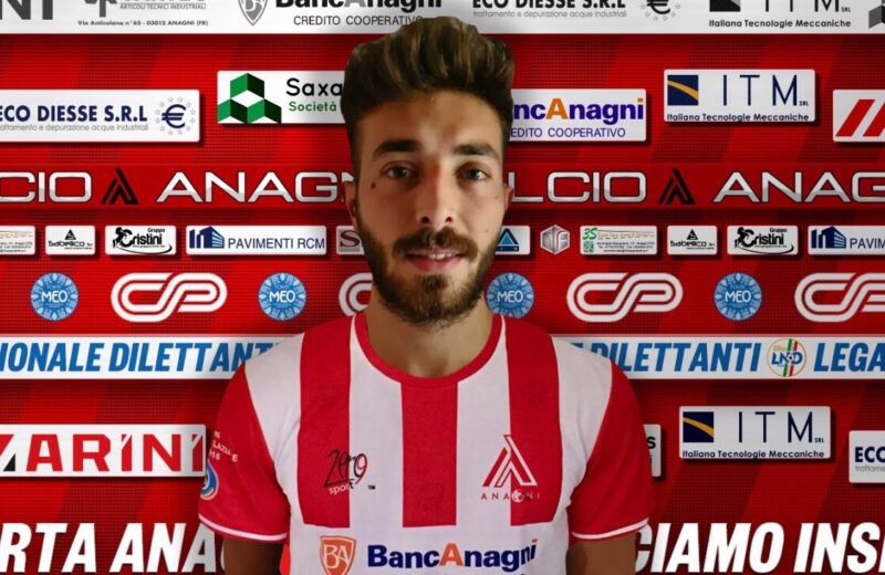 Il Cittá di Anagni annuncia l’ingaggio del centrocampista classe 1995 Franco Cataldi