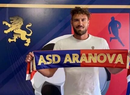 Aranova, rinforzo importante a centrocampo: Jody Fiorentini è un nuovo giocatore rossoblù