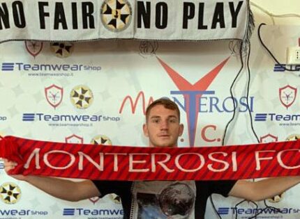 Monterosi, dalla Viterbese arriva il difensore classe 2001 Alessandro Marianelli
