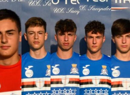 Città di Ciampino, U17: ufficiali Del Canuto, Chialastri, Palmieri, Proietti e Giansanti