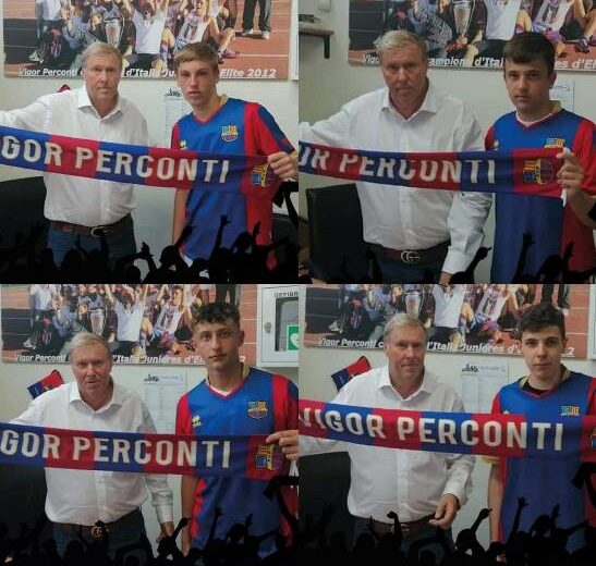 Vigor Perconti forza 4: Vinci, Silvestri, Jipa e Bondi per l’U16