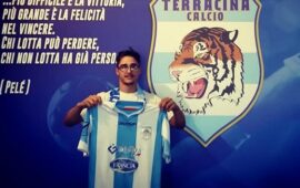 Terracina, tesserato il centrocampista classe 2002 Carmine Montagna
