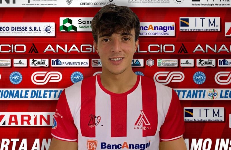 Cittá di Anagni, in prestito dall’Empoli arriva il classe 2001 Andrea Ruscetta
