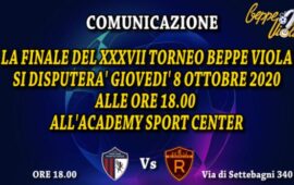 XXXVII Torneo Beppe Viola, la finalissima si giocherà all’Academy Sport Center