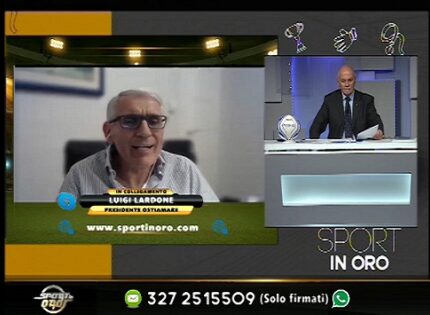 Trasmissione Sport In Oro, Luigi Lardone si candida alla Presidenza del C.R.Lazio: Il video