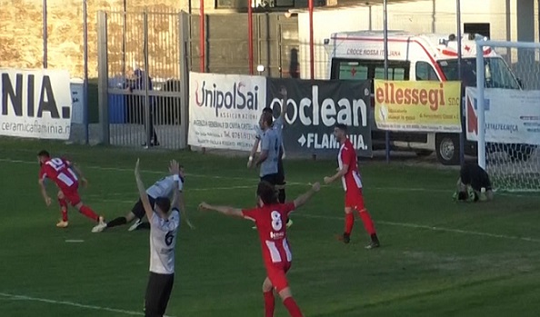 Serie D Girone E, recupero 5° giornata: Le immagini della vittoria del Tiferno per 3 – 1 sul campo del Flaminia