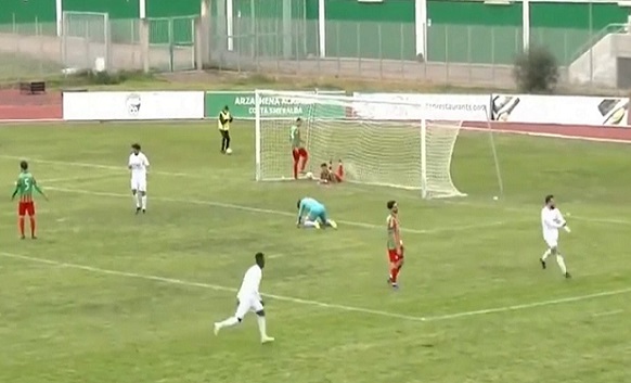 Trasferta amara per la Vis Artena: Ad Arzachena i ragazzi di Perrotti perdono 3 – 2, gli highlights della partita