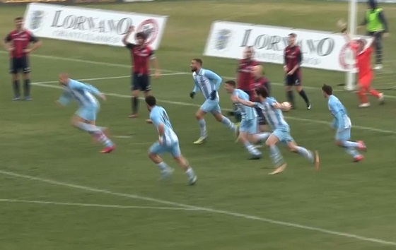 Flaminia sconfitto 1 – 0 sul campo del Lornano Badesse, il servizio della gara