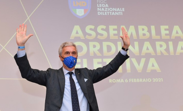 Cosimo Sibilia rieletto Presidente della Lega Nazionale Dilettanti con l’ 87% delle preferenze