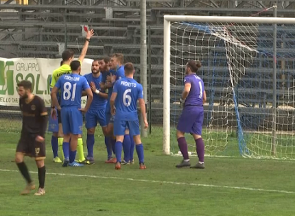 Il Montespaccato cade a Gavorrano, ma pesa come un macigno la svista sull’espulsione di Benedetti: Il servizio