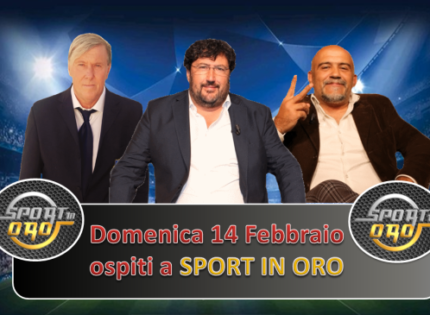 Sport in Oro: Braconi, Angelocore e Schiraldi ospiti della sedicesima puntata