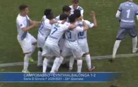 Impresa Cynthialbalonga! I ragazzi di mister Chiappara espugnano il Romagnoli di Campobasso: Il servizio del match