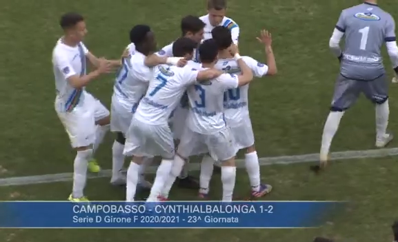 Impresa Cynthialbalonga! I ragazzi di mister Chiappara espugnano il Romagnoli di Campobasso: Il servizio del match