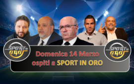 Sport in Oro, super parterre per la diciannovesima puntata
