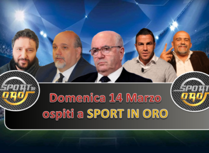 Sport in Oro, super parterre per la diciannovesima puntata