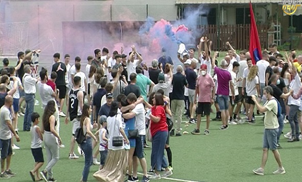Grande festa a Monterotondo, lo Scalo è in Serie D! Gli highlights della vittoria per 4 – 2 contro il Tivoli nei Play-Off di Eccellenza