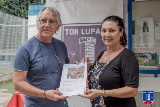 Il Presidente del Tor Lupara Calcio Donato Olivieri aderisce al progetto Sabrina Life for Child Onlus