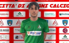Città di Anagni, il nuovo portiere è il classe 1997 Matteo Viscusi proveniente dalla Pro Cisterna