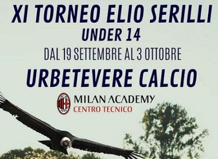 Torneo Elio Serilli – categoria Under 14, l’XI Edizione si svolgerà dal 19 settembre al 3 ottobre presso il centro sportivo dell’Urbetevere