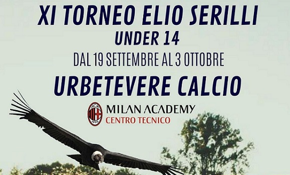 Torneo Elio Serilli – categoria Under 14, l’XI Edizione si svolgerà dal 19 settembre al 3 ottobre presso il centro sportivo dell’Urbetevere