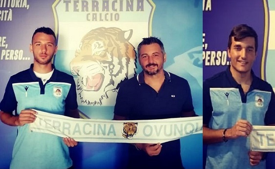Terracina, due new entry: Presi il difensore Federico Pecci e il portiere Alessandro Esposito