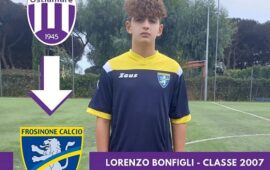 Ostiamare, il classe 2007 Lorenzo Bonfigli al Frosinone. Un altro giovane talento biancoviola nei Professionisti