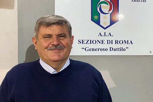 Lutto nel mondo arbitrale: ci ha lasciato Stefano Mattera, presidente della sezione AIA di Roma 1