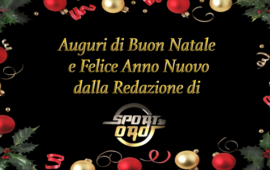 Buon Natale e Felice Anno Nuovo dal Direttore Raffaele Minichino e da tutta la Redazione di Sport In Oro