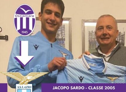 Ostiamare, il classe 2005 Jacopo Sardo approda alla Lazio