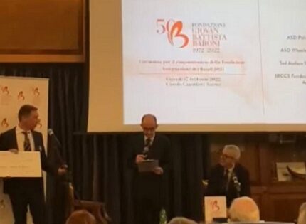 FONDAZIONE BARONI PREMIA “TALENTO & TENACIA” PER IL PROGETTO “CALCIO INTEGRATO”