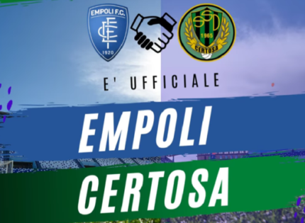 Certosa-Empoli, ufficiale la partnership tra i due club