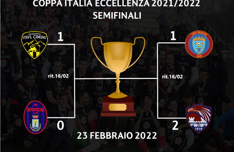 Eccellenza, mercoledì prossimo le semifinali di ritorno della Coppa Italia: Ecco le terne arbitrali