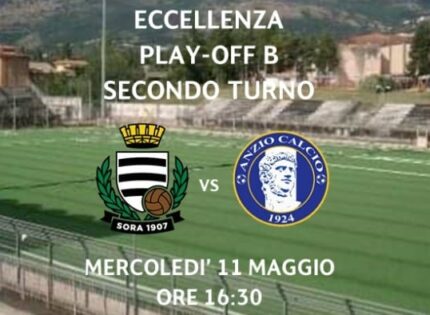 Play-off “B”, domani c’è Sora-Anzio: Bianconeri obbligati alla vittoria, ai neroniani potrebbe andar bene anche un punto…