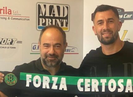 Certosa, preso il centravanti: Ufficiale la firma di Prioteasa