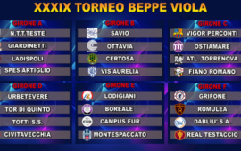 XXXIX Torneo Beppe Viola, ufficializzati i Gironi della kermesse riservata all’Under 16 in programma dal 12 settembre al 15 ottobre