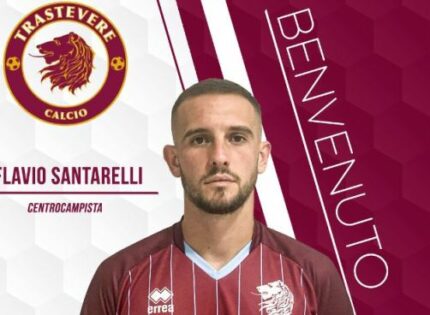 Trastevere, ufficiale la firma di Flavio Santarelli. Il centrocampista: “Pronto ad onorare questa maglia”