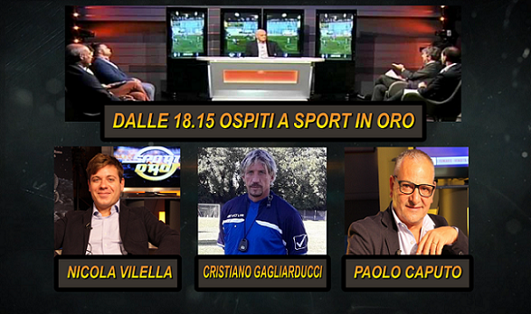 Sport in Oro, domenica 27 novembre la decima puntata: Parleremo di dilettanti con Vilella, Caputo e Gagliarducci